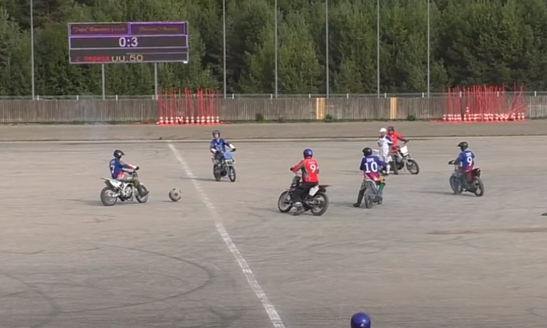Мотобол 2023. Заря (Минский район) — Юность (Пинск) / Чемпионат Беларуси, 3 тур (01.10.2023)