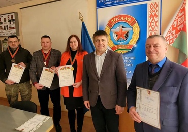 Награждение победителей Первенства по стрельбе