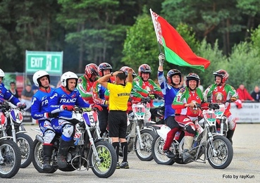 Мотобол - футбол на мотоциклах